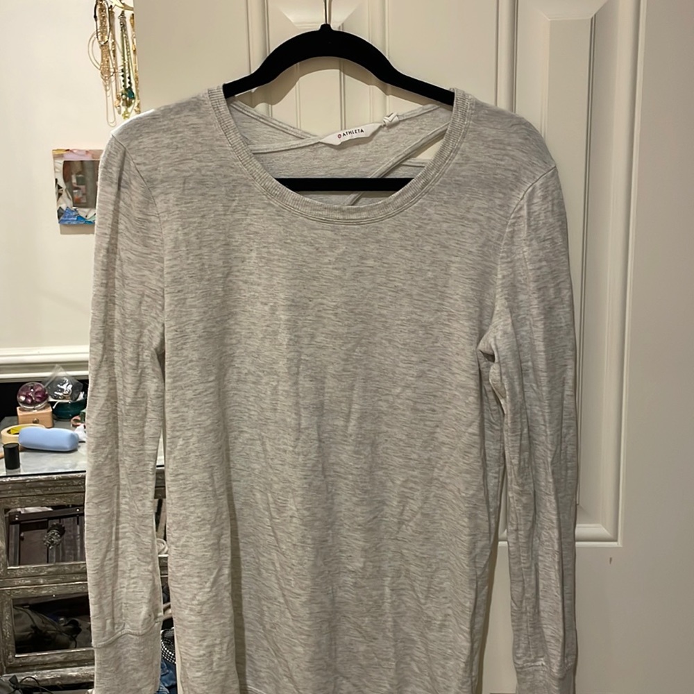 Athleta sweatshirt pullover crossback
